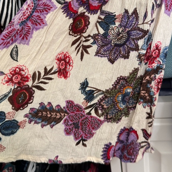 ALTAR’D STATE TOP. BOHO BABYDOLL, BELL SLEEVE TOP. SMOCKED. EXCELLENT CONDITION - Picture 9 of 15